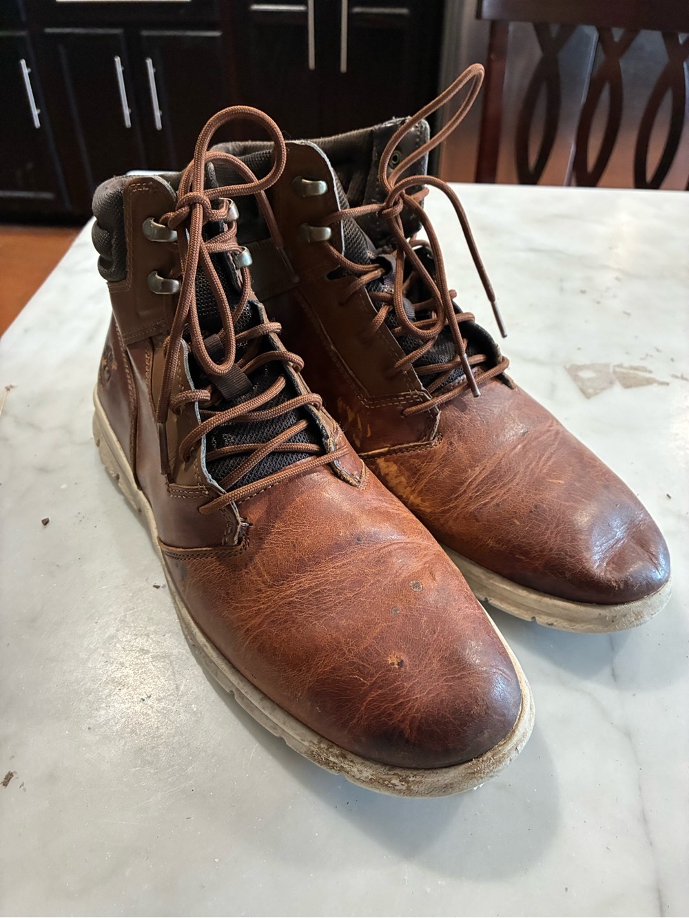 Mens Timberland Grayson Sneaker Boot Leather Size 8 1/2